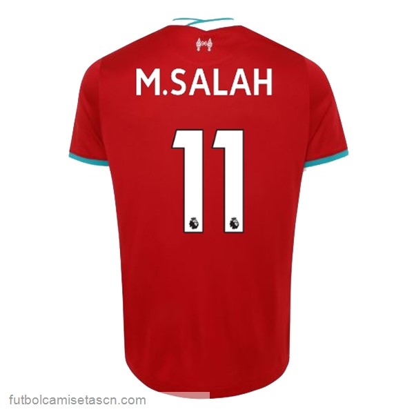 Camiseta Liverpool NO.11 M.Salah 1ª 2020/21 Rojo
